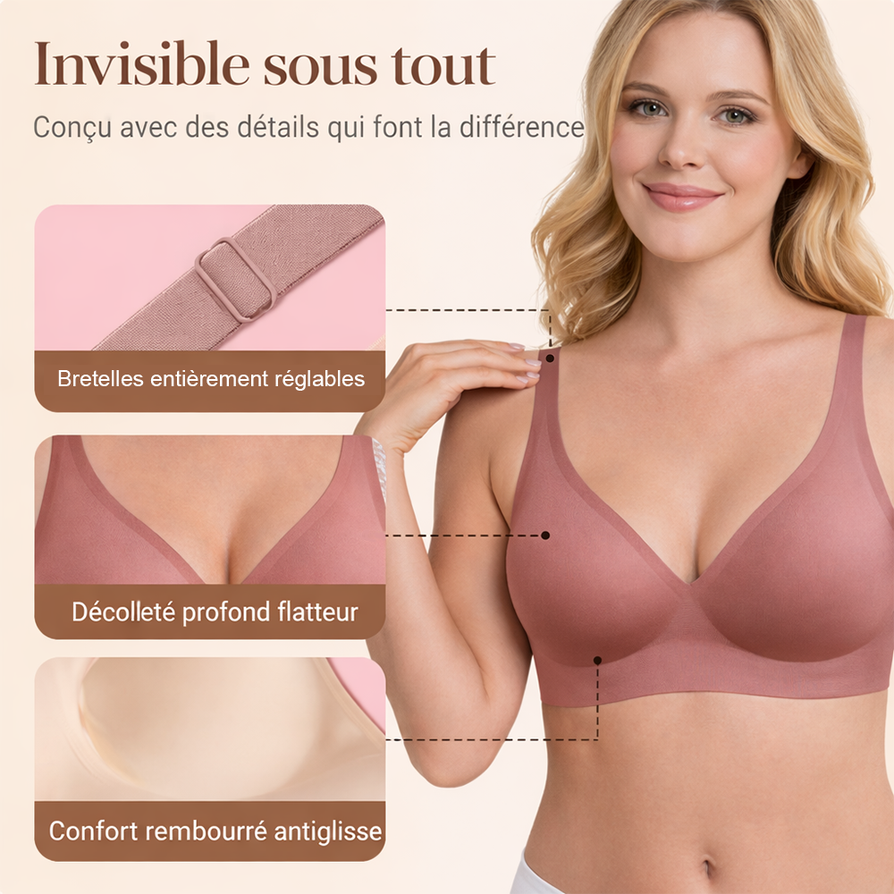 Soutien-Gorge Seamless Push-Up Sans Armatures