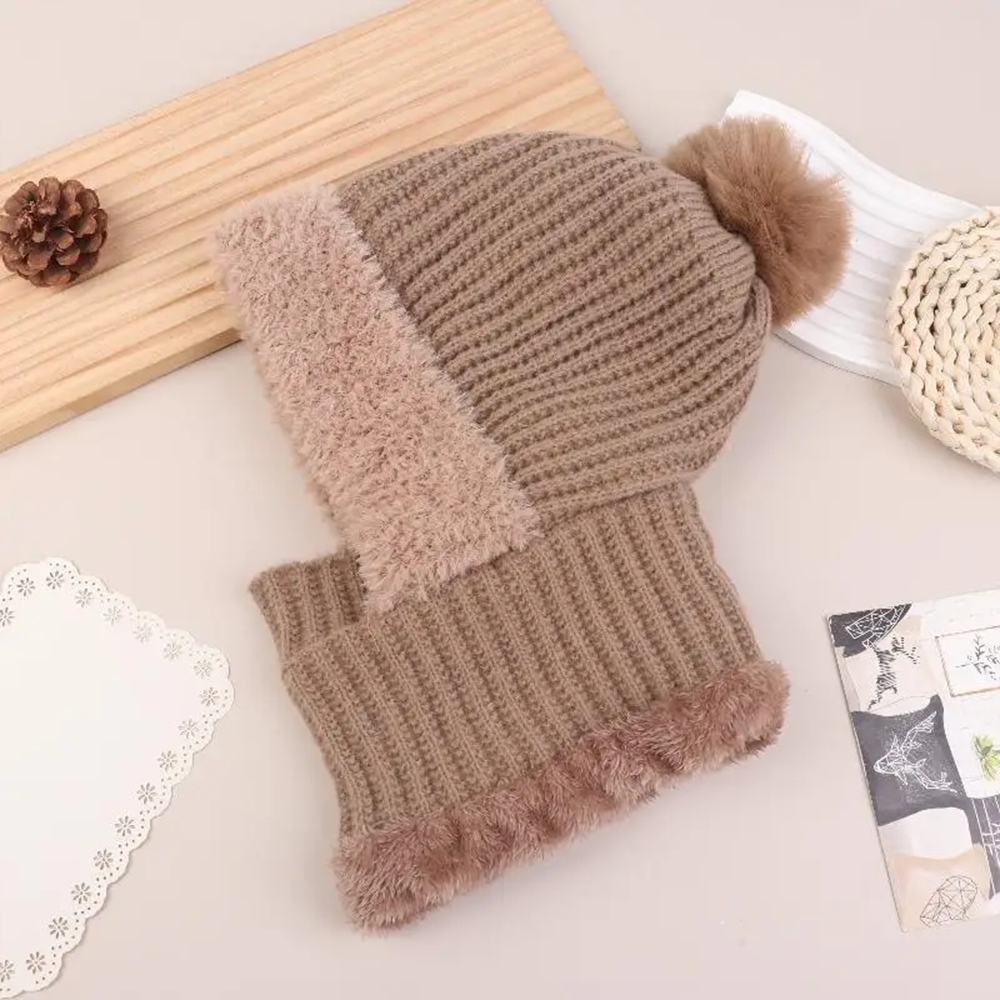 Bonnet 2-en-1 Cache-Cou Intégré