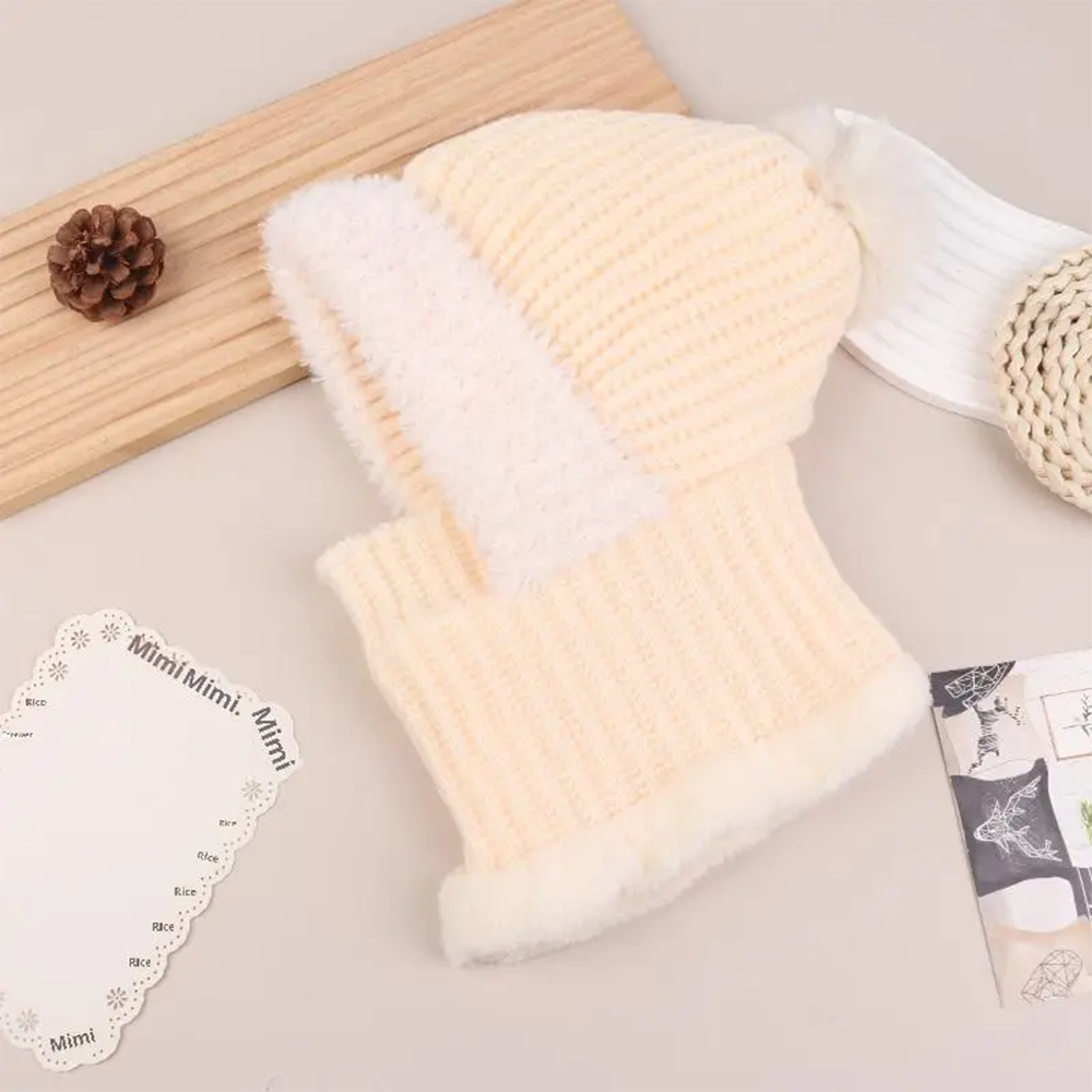 Bonnet 2-en-1 Cache-Cou Intégré