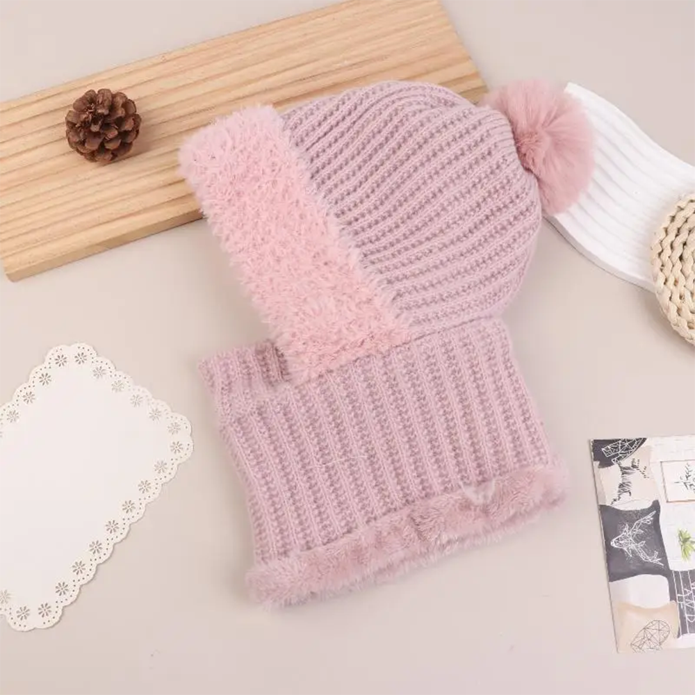 Bonnet 2-en-1 Cache-Cou Intégré