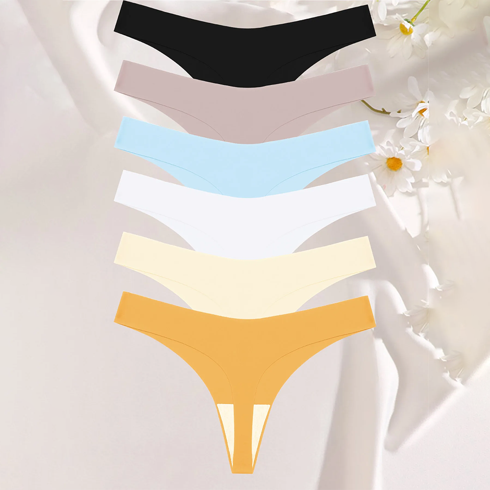 Strings Sans Couture Soie Glacée